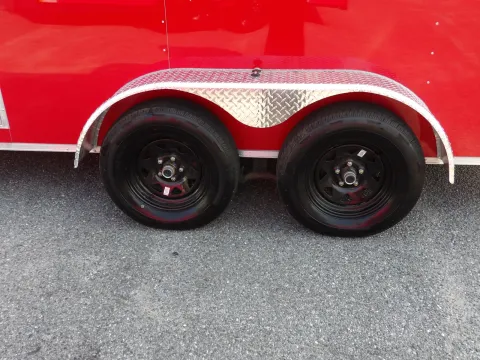 Another view of 2027 Diamond Cargo 7X16 Con Custom for sale in Cochran, GA at WOW Cargo Trailers