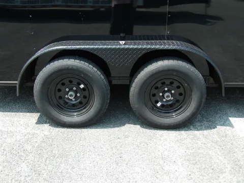 Another view of 2027 Steel Pines Cargo 7X16 TA S1 for sale in Cochran, GA at WOW Cargo Trailers