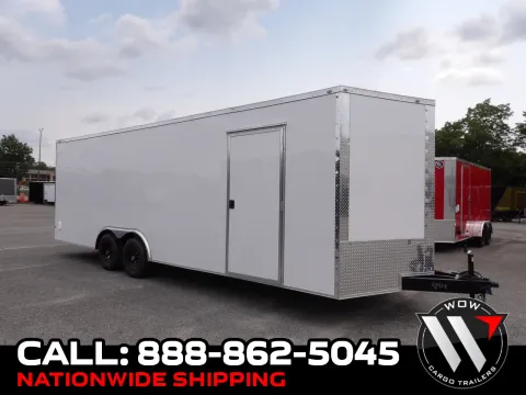 White 2026 Maximum Cargo 8.5X24 TA Custom for sale in Cochran, GA