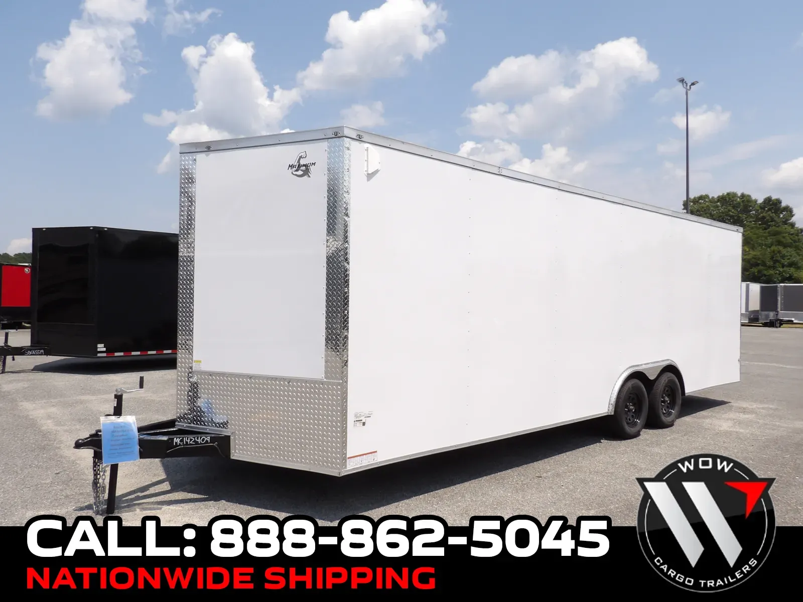 White 2026 Maximum Cargo 8.5X24 TA for sale in Cochran, GA