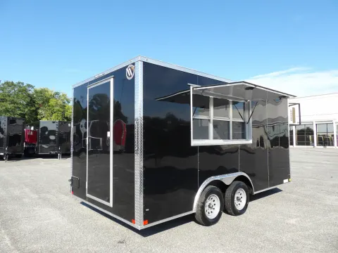 Another view of 2027 Diamond Cargo 8.5X16 Con Custom for sale in Cochran, GA at WOW Cargo Trailers