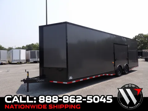 Black 2027 Steel Pines Cargo 8.5X28 TA for sale in Cochran, GA