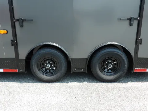 Another view of 2027 Steel Pines Cargo 8.5X28 TA for sale in Cochran, GA at WOW Cargo Trailers
