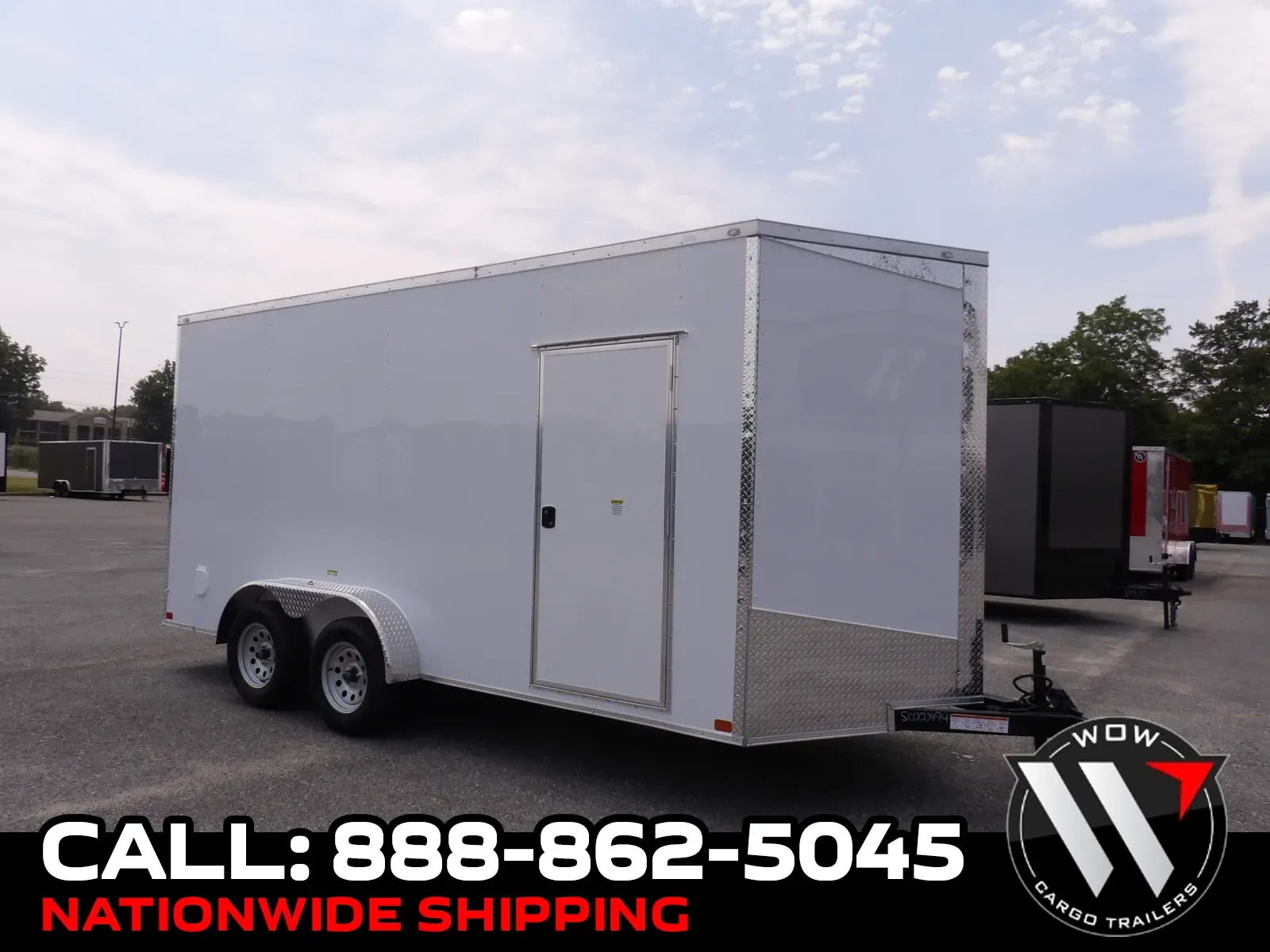 White 2027 Seed Cargo 7X16 TA Custom for sale in Cochran, GA