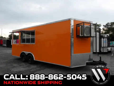 Orange 2027 Hook & Line Cargo 8.5X20 BBQ Custom for sale in Cochran, GA