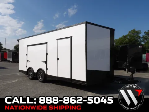 Black 2027 Steel Pines Cargo 8.5X20 TA Custom for sale in Cochran, GA