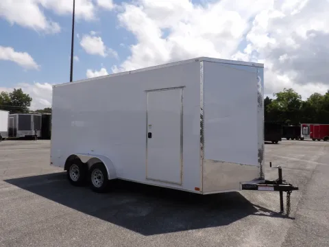 Another view of 2027 Seed Cargo 7X16 TA Custom for sale in Cochran, GA at WOW Cargo Trailers