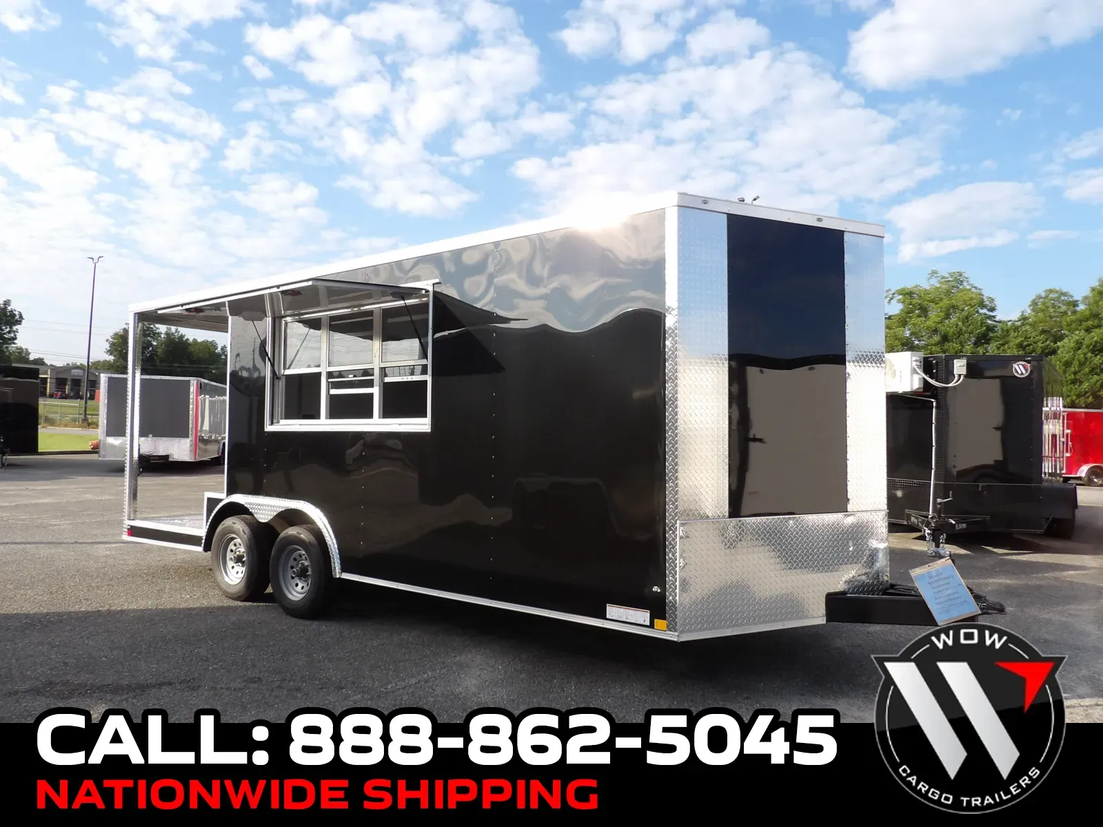 Black 2027 Diamond Cargo 8.5X20 BBQ Custom for sale in Cochran, GA