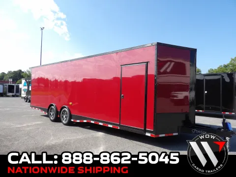 Black 2027 Steel Pines Cargo 8.5X28 Custom for sale in Cochran, GA