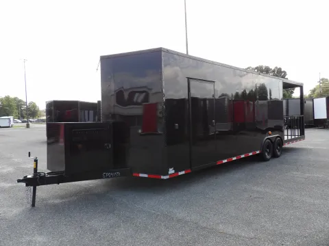 Another view of 2027 Steel Pines Cargo 8.5X28 BBQ Custom for sale in Cochran, GA at WOW Cargo Trailers