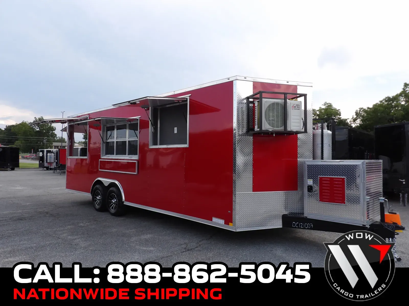 Red 2027 Diamond Cargo 8.5X24 BBQ CUSTOM for sale in Cochran, GA