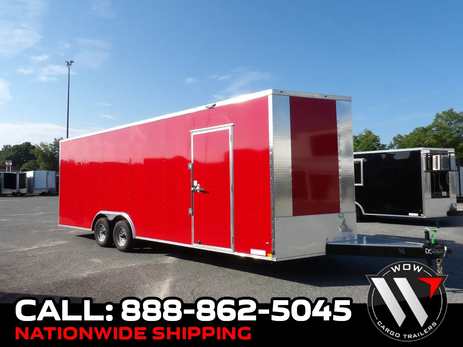 Red 2027 Diamond Cargo 8.5X24 Con Custom for sale in Cochran, GA
