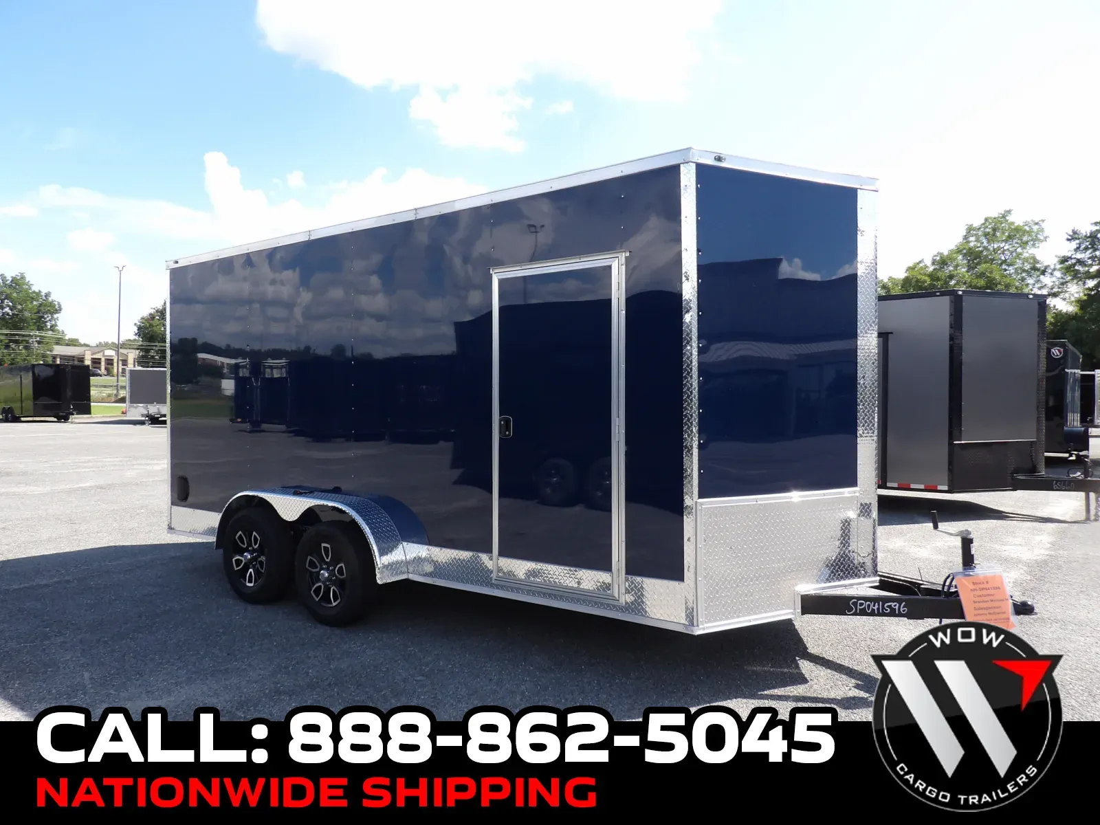 Blue 2027 Steel Pines Cargo 7X16 TA S1 for sale in Cochran, GA