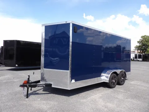 More photos of 2027 Steel Pines Cargo 7X16 TA S1 at WOW Cargo Trailers, GA