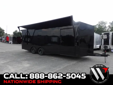 Black 2027 Steel Pines Cargo 8.5X24 Custom Race for sale in Cochran, GA