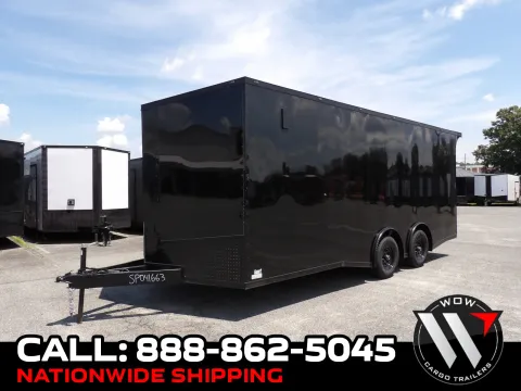 Black 2027 Steel Pines Cargo 8.5X20 Custom Race for sale in Cochran, GA