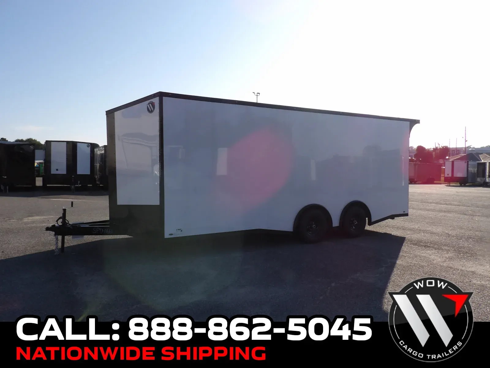 White 2027 Steel Pines Cargo 8.5X20 Custom Race for sale in Cochran, GA