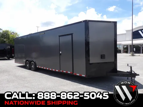 Black 2026 South GA Cargo 8.5X28 Custom Race for sale in Cochran, GA