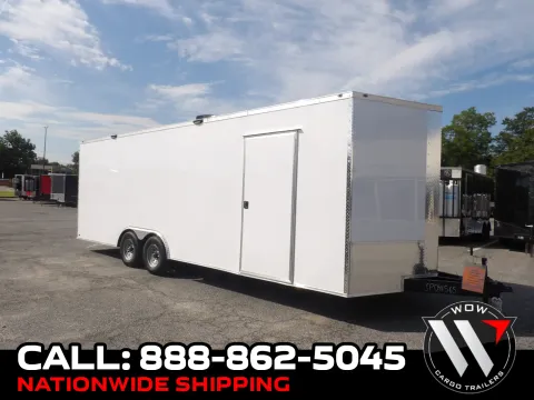 White 2026 Steel Pines Cargo 8.5X24 TA Custom for sale in Cochran, GA