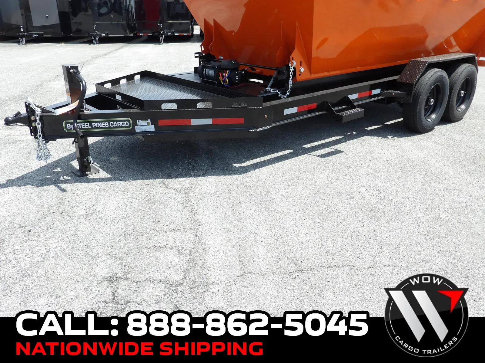 Black 2026 Steel Pines Cargo 14' BP Roll Off Trailer for sale in Cochran, GA