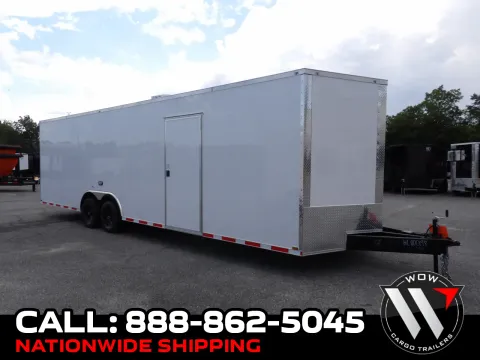 White 2027 Hook & Line Cargo 8.5X28 Custom for sale in Cochran, GA
