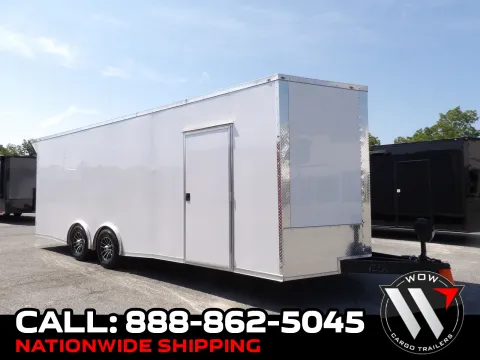 White 2026 Maximum Cargo 8.5X24 Custom Race for sale in Cochran, GA