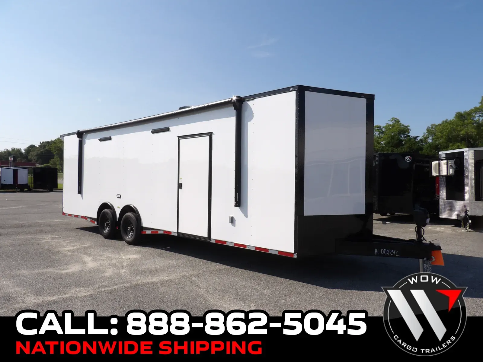 Black 2027 Hook & Line Cargo 8.5X28 Custom Race for sale in Cochran, GA
