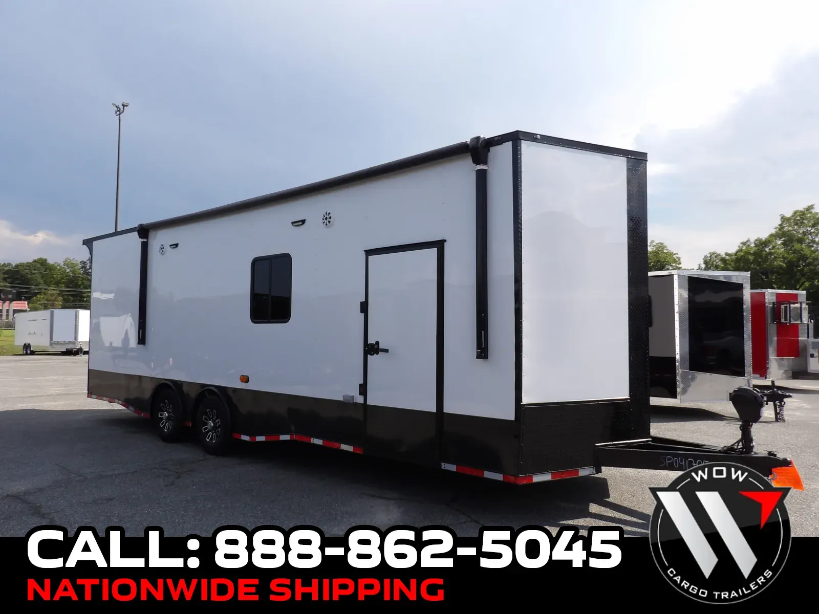 Black 2027 Steel Pines Cargo 8.5X28 Custom Race for sale in Cochran, GA