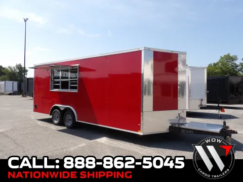 Red 2027 Diamond Cargo 8.5X20 Con Custom for sale in Cochran, GA