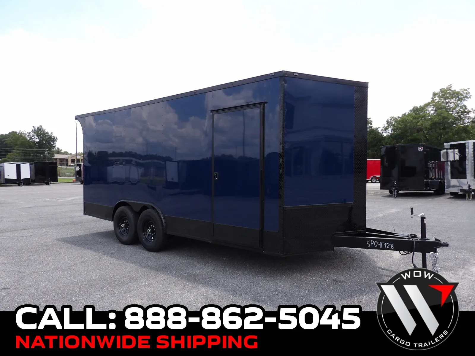 Black 2027 Steel Pines Cargo 8.5X18 TA for sale in Cochran, GA