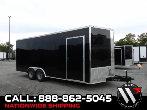 Black 2027 Steel Pines Cargo 8.5X20 TA Custom for sale in Cochran, GA