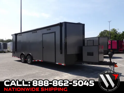 Black 2027 Hook & Line Cargo 8.5X24 Custom Race for sale in Cochran, GA