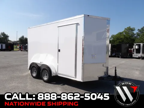 White 2027 Steel Pines Cargo 6X12 TA Custom for sale in Cochran, GA