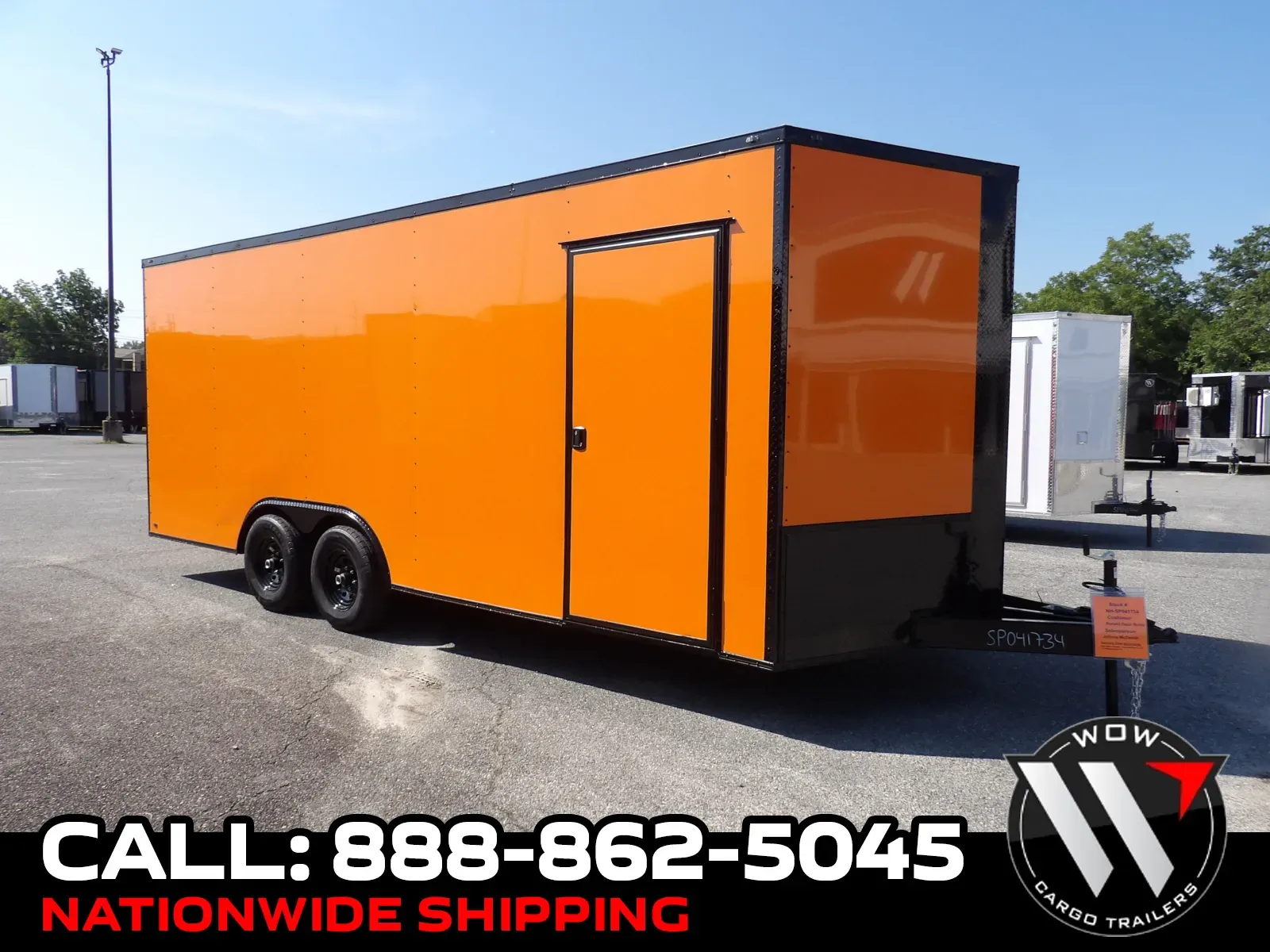 Black 2027 Steel Pines Cargo 8.5X20 TA Custom for sale in Cochran, GA