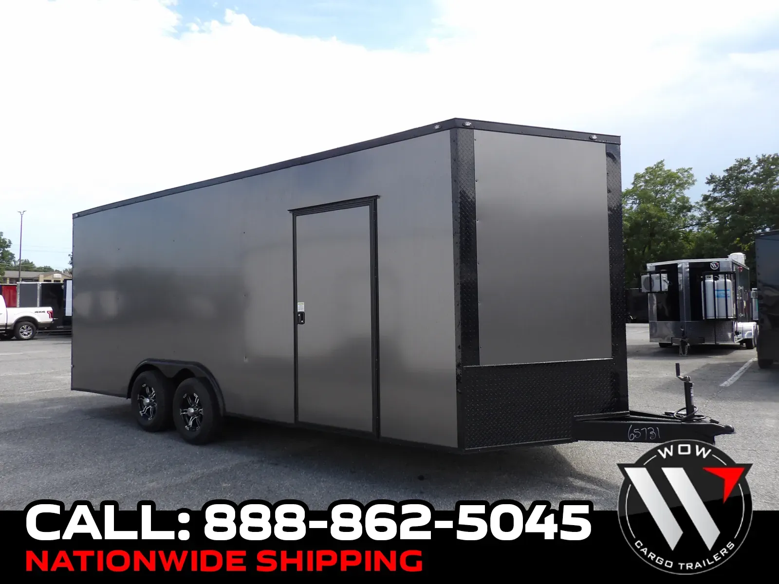 Black 2027 South GA Cargo 8.5X20 TA Custom for sale in Cochran, GA