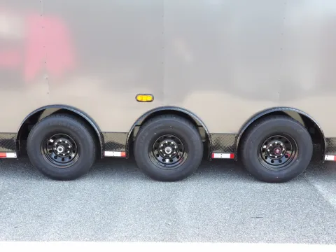 Another view of 2027 Steel Pines Cargo 8.5x34 TTA Race Ready for sale in Cochran, GA at WOW Cargo Trailers