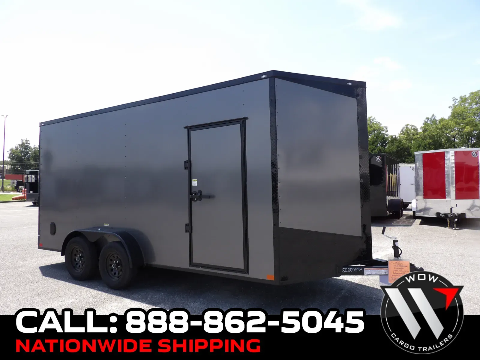 Black 2026 Seed Cargo 7X16 TA Custom for sale in Cochran, GA