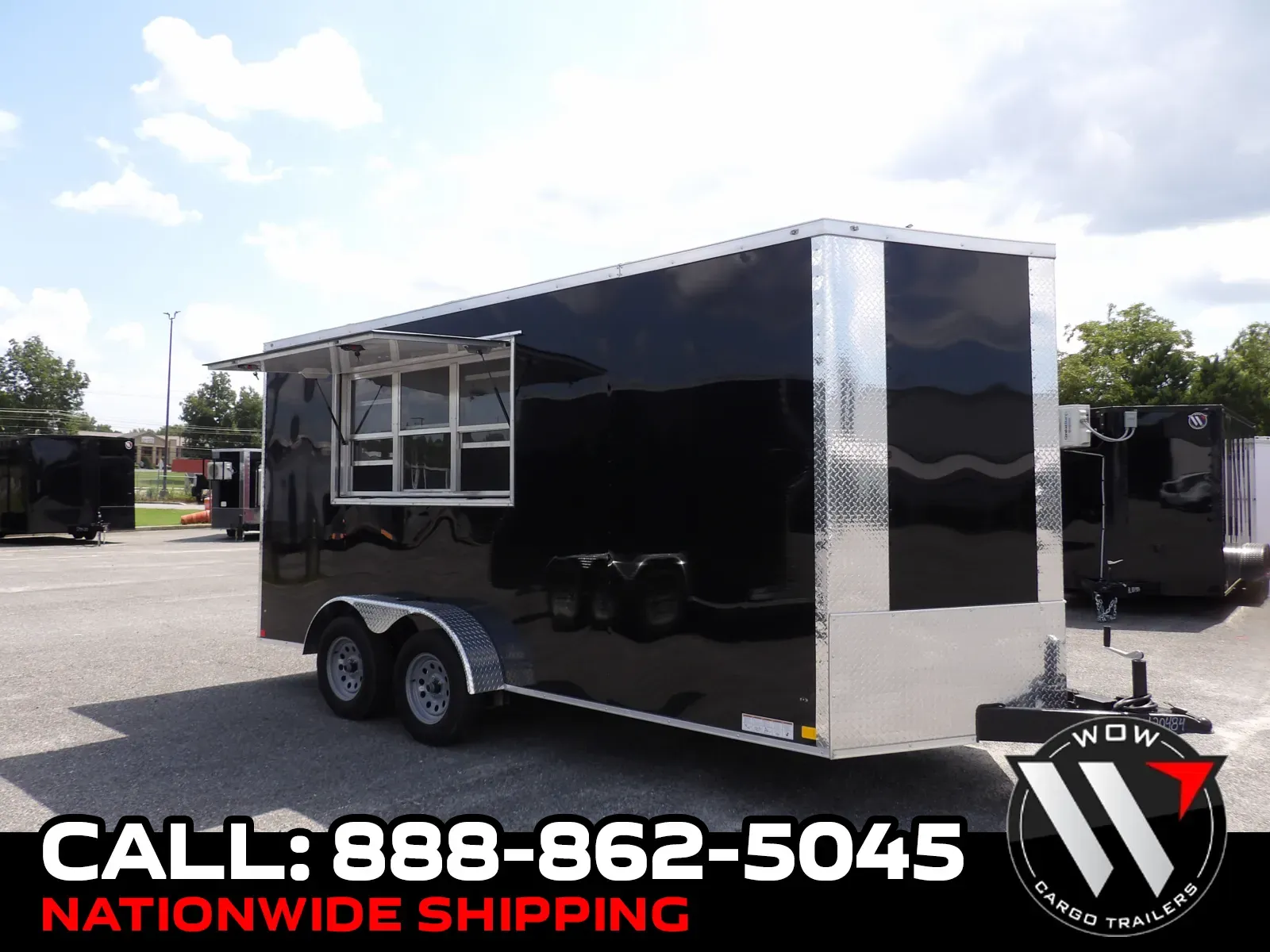 Black 2027 Diamond Cargo 7X16 Con Custom for sale in Cochran, GA