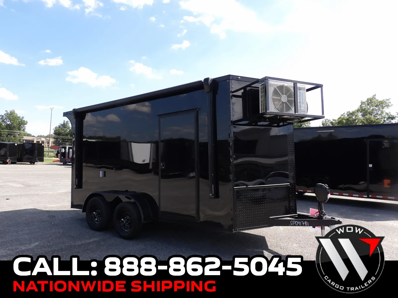 Black 2027 Steel Pines Cargo 7x14 TA for sale in Cochran, GA