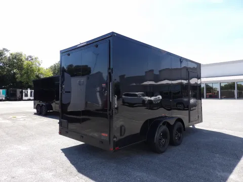 Another view of 2027 Hook & Line Cargo 7X16 TA Custom for sale in Cochran, GA at WOW Cargo Trailers