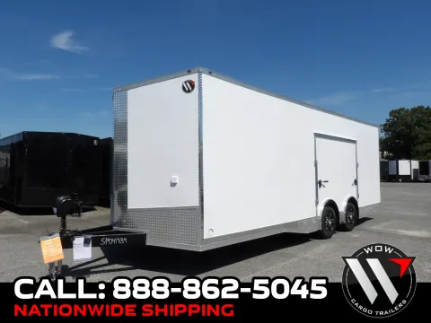 White 2027 Steel Pines Cargo 8.5X24 Custom Race for sale in Cochran, GA