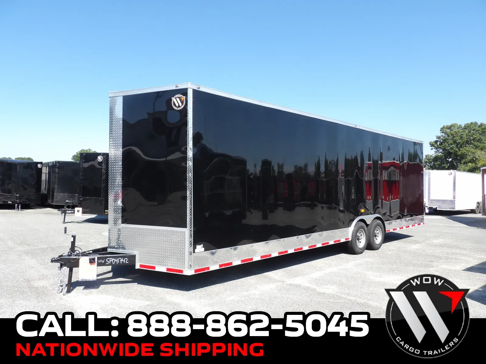 Black 2027 Steel Pines Cargo 8.5X30 Custom for sale in Cochran, GA