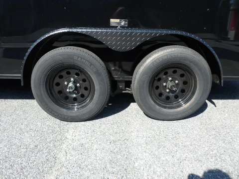 Another view of 2027 Hook & Line Cargo 7X16 TA Custom for sale in Cochran, GA at WOW Cargo Trailers
