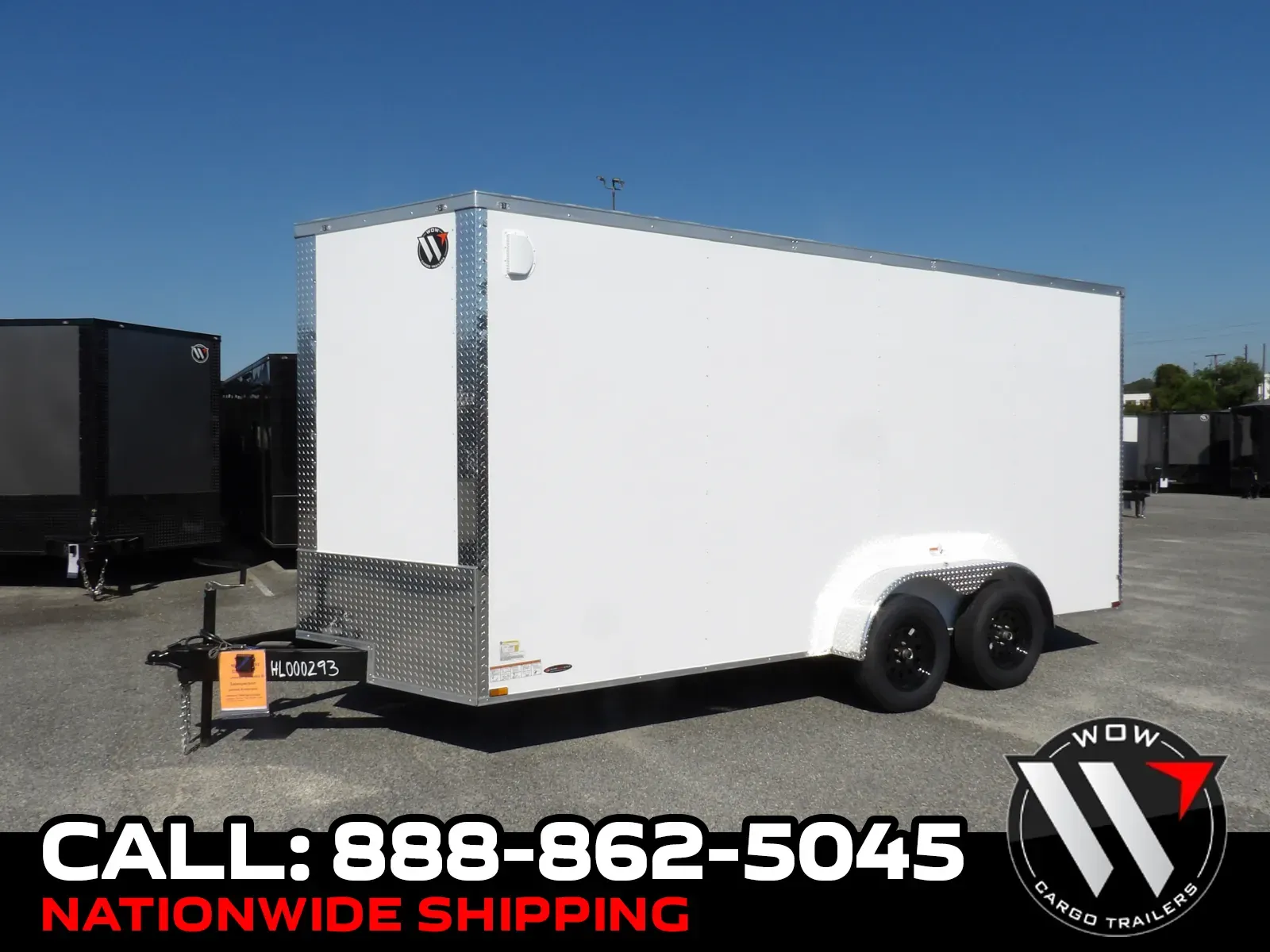 White 2027 Hook & Line Cargo 7X16 TA S1 for sale in Cochran, GA
