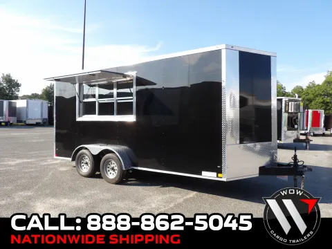 Black 2027 Diamond Cargo 7X16 Con Custom for sale in Cochran, GA