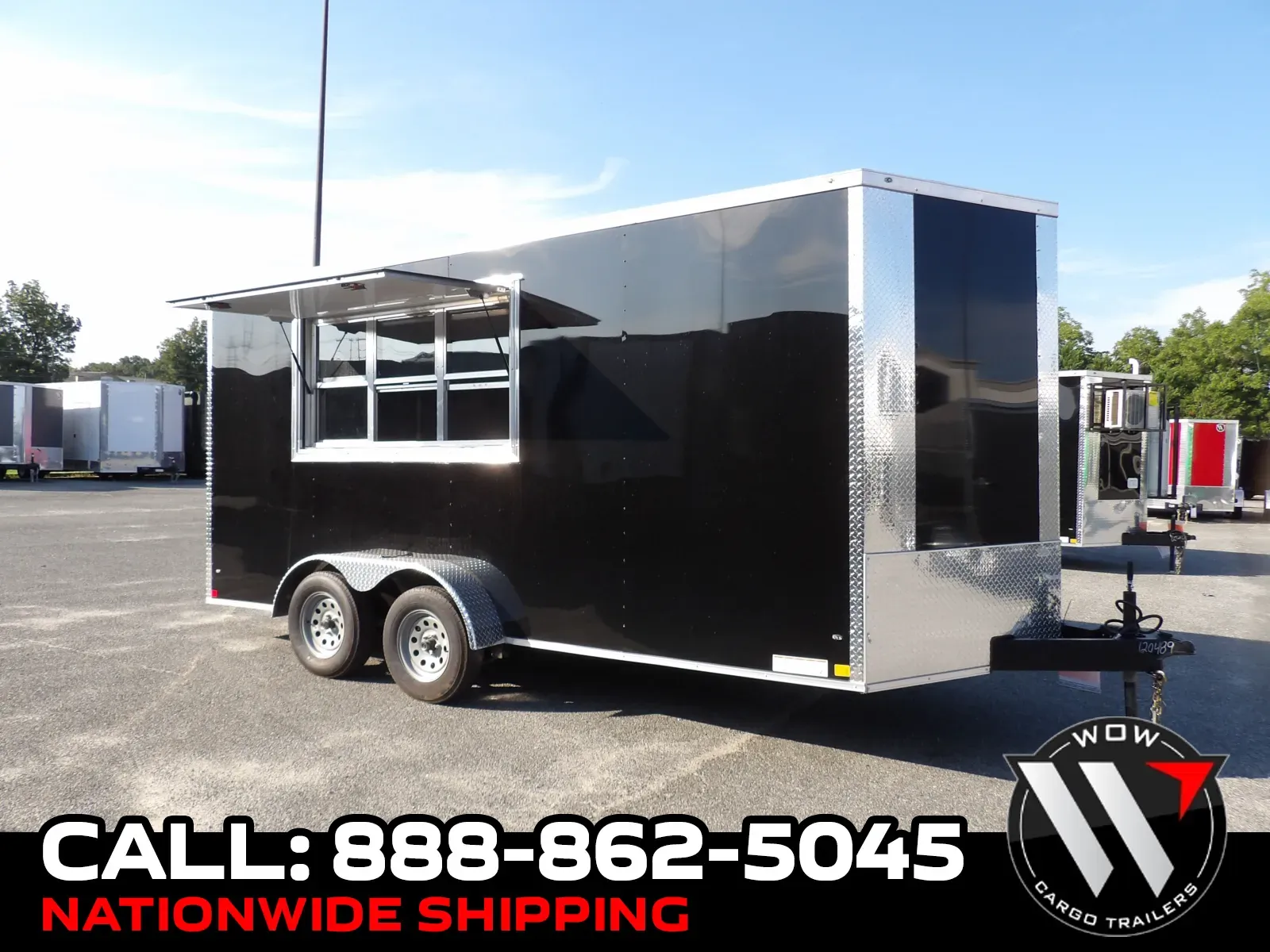 Black 2027 Diamond Cargo 7X16 Con Custom for sale in Cochran, GA