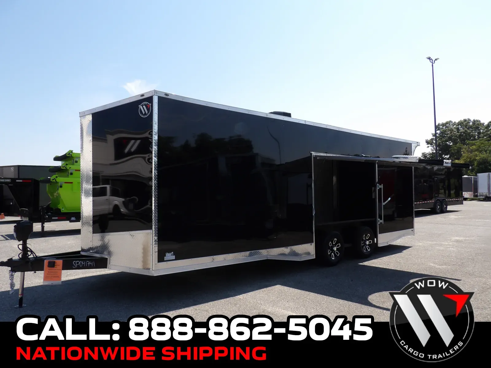 Black 2027 Steel Pines Cargo 8.5X24 Custom Race for sale in Cochran, GA