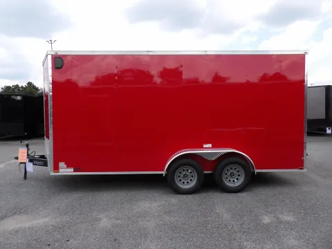 Another view of 2027 Hook & Line Cargo 7X16 TA S1 for sale in Cochran, GA at WOW Cargo Trailers