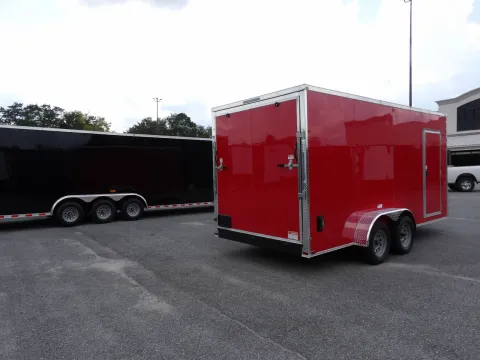 Photos of 2027 Hook & Line Cargo 7X16 TA S1 for sale in Cochran, GA at WOW Cargo Trailers