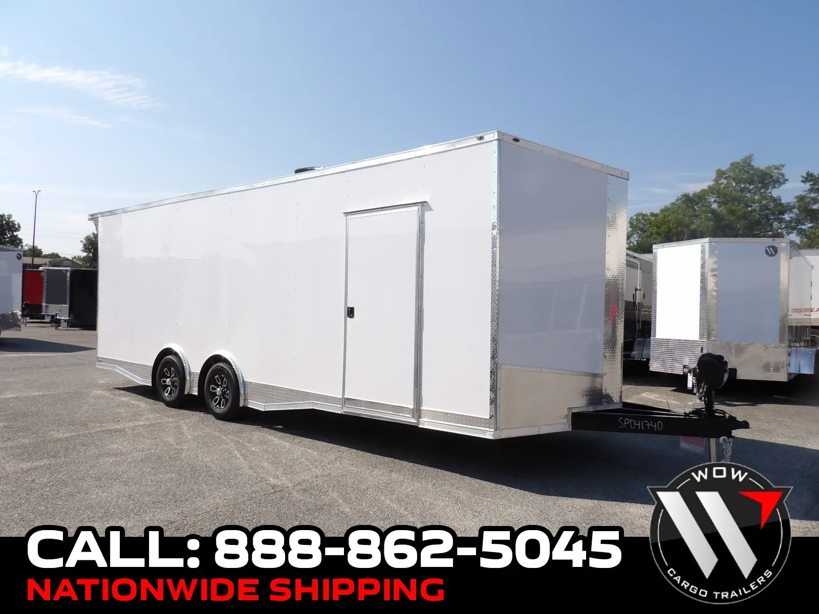 White 2027 Steel Pines Cargo 8.5X24 Custom Race for sale in Cochran, GA